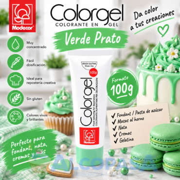 COLORANTE EN GEL VERDE CESPED (TUBO 100Gr)