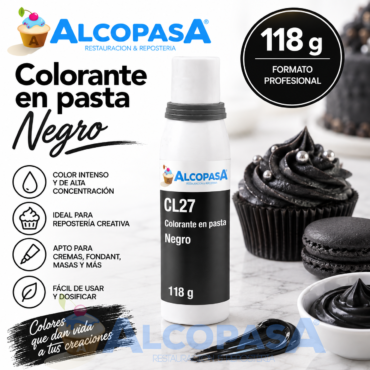 COLORANTE EN PASTA NEGRO (BOTE 118g)