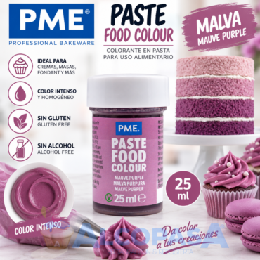 COLORANTE EN PASTA PME MALVA (BOTE 25ml)