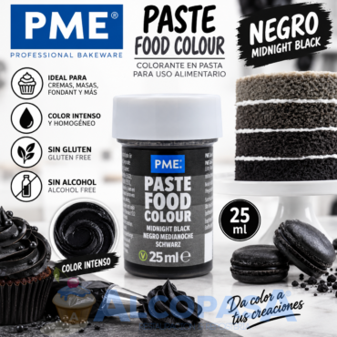 COLORANTE EN PASTA PME NEGRO (BOTE 25ml)