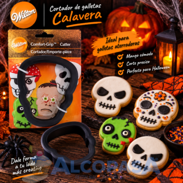 CORTADOR DE GALLETAS "CALAVERA" (Ud)