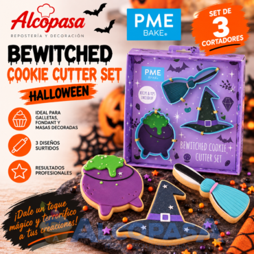 CORTADORES HALLOWEEN PME "BRUJAS" (SET 3Uds)