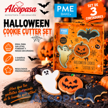 CORTADORES HALLOWEEN PME "HALLOWEEN" (SET 3Uds)