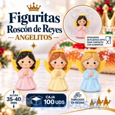 FIGURITAS ROSCÓN "ANGELITOS" 702 (CAJA 100Uds)