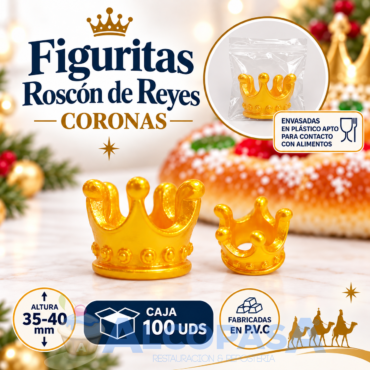 FIGURITAS ROSCÓN "CORONAS" 675 (CAJA100Uds)