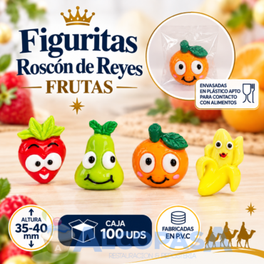 FIGURITAS ROSCÓN "FRUTAS" 593  (CAJA100Uds)