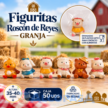 FIGURITAS ROSCÓN "GRANJA"112 (CAJA 50Uds)