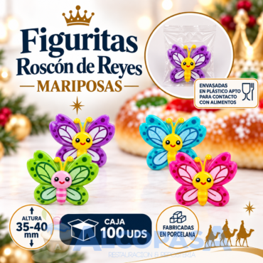 FIGURITAS ROSCÓN "MARIPOSAS" 688 (CAJA100Uds)