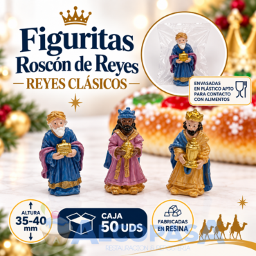 FIGURITAS ROSCÓN "REYES CLASICOS"029 (CAJA 50Uds)