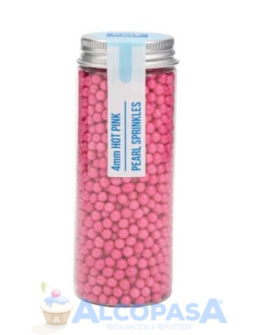 PERLAS - SPRINKLES PME ROSA FUCSIA 4mm (BOTE 74g)