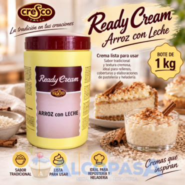 READY CREAM ARROZ-LECHE (BOTE 1,5Kg)