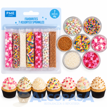 SPRINKLES SURTIDOS PME FAVORITOS 7 MODELOS (48g)