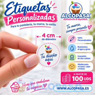 ETIQUETAS REDONDAS Ø4cm PERSONALIZADAS (Ud)