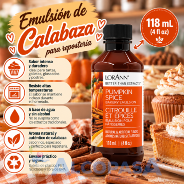 AROMA DE CALABAZA LORANN (BOTE 118ml)