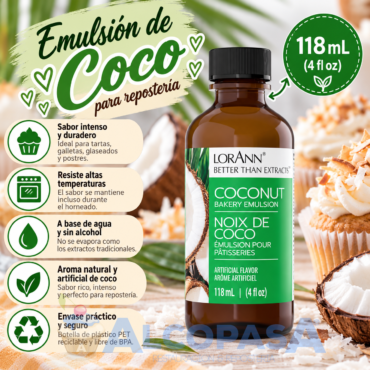 AROMA DE COCO LORANN (BOTE 118ml)