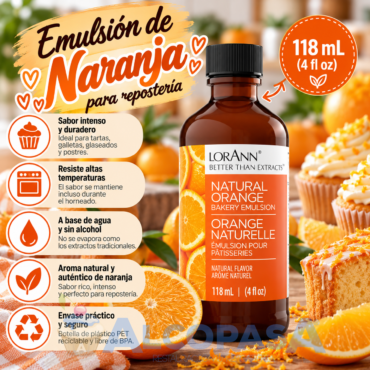 AROMA DE NARANJA LORANN (BOTE 118ml)