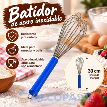 BATIDOR AZUL EXOGLAS 30cm (Ud)