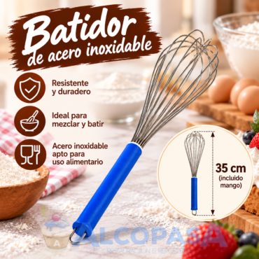 BATIDOR AZUL EXOGLAS 35cm (Ud)