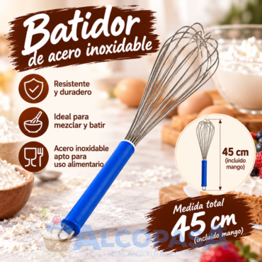 BATIDOR AZUL EXOGLAS 45cm (Ud)
