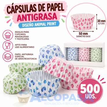 CÁPSULAS TOPOS COLORES Nº8 (CAJA 500Uds)