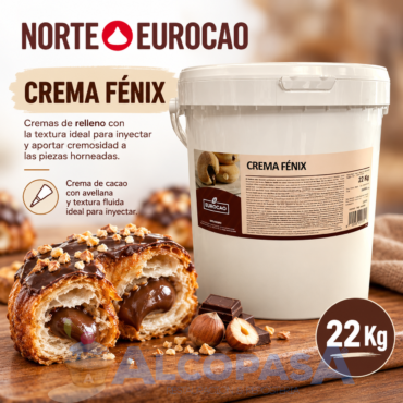 CREMA DE CHOCOLATE PARA INYECTAR FENIX (CUBO 22Kg)