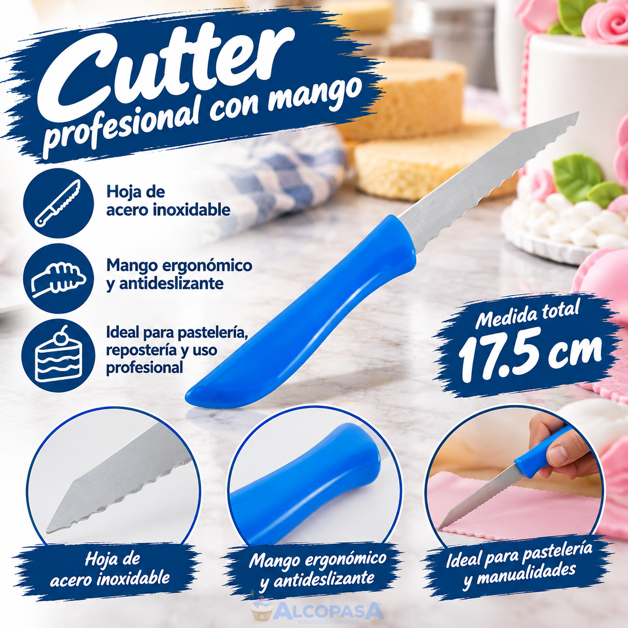CUTTER 10 CON MANGO (Ud)