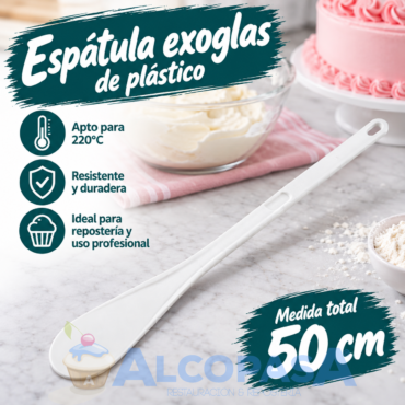 ESPÁTULA BLANCA EXOGLAS 50cm (Ud)